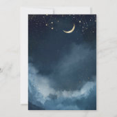 天の結婚案内カード | ゴールドスター 招待状 (裏面)