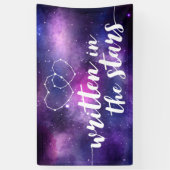 天の結婚銀河系書の星 横断幕 (縦)