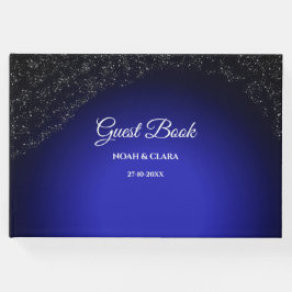 天の結婚 満月 & 星々 真夜中の青 ゲストブック