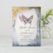天の花月蝶のウェディングシャワー 招待状 (スタンド正面)