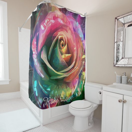 天の花：エイリアンバラ シャワーカーテン (インサイチュ)