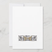 天の芸術 nouveau 神秘的な結婚式 セーブザデート (裏面)