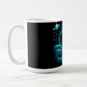 天の蛇 - 宇宙の古代野生生物ギャラクシー コーヒーマグカップ (左)