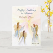 天の誕生日名前をカスタムする，年齢，覚えて カード (黄色い花)