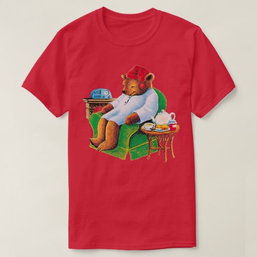 天の調味料sleeptime tea bear 1 tシャツ (デザイン正面)