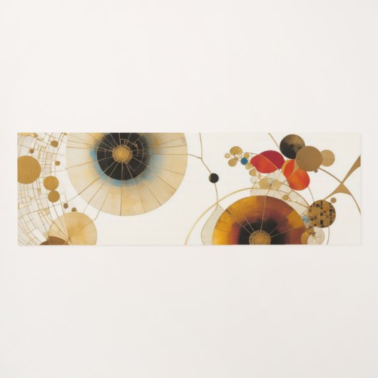 天の調和（円） ヨガマット (裏面(横))