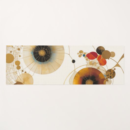 天の調和（円） ヨガマット (正面(横))