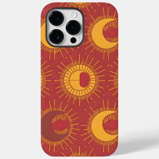 天の調和：太陽と月 Case-Mate iPhoneケース (裏面)