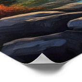 天の調和、息をのむような星空 ポスター (角)