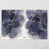 天の赤ちゃんのシャワーパーティー　両親へのアドバイス　願い　カード 便箋 (裏面)