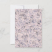 天の赤ちゃんシャワーピンクの水の色の赤ちゃん女の子 サンキューカード (裏面)