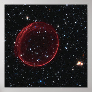 天の超新星バブル宇宙写真 ポスター