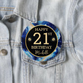 天の輝きを閉じ込めた 誕生日バッジ 缶バッジ (インサイチュ)