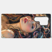 天の輝き – レインボーウィングエンジェルポートレート SAMSUNG GALAXYケース (裏面横)