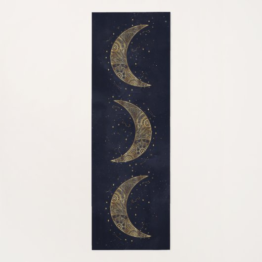 天の金ゴールドムーンエステティック ヨガマット (裏面)