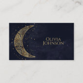 天の金ゴールドムーンエステティック 名刺 (正面)