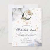 天の金ゴールドムーンスターズ 招待状 (正面)