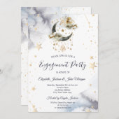 天の金ゴールドムーンスターズ 招待状 (正面/裏面)