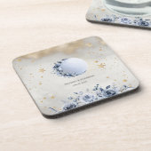 天の金ゴールド太陽、ブルームーンバラ金ゴールド星 コースター (左側)