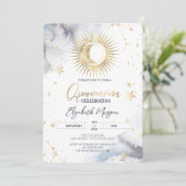 天の金ゴールド太陽，月，星キンセアニェラ 招待状 (スタンド正面)