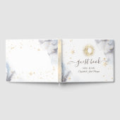 天の金ゴールド太陽，月，星 ゲストブック (全面)