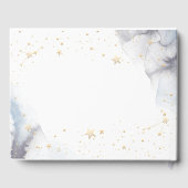 天の金ゴールド太陽，月，星 ゲストブック (裏面)