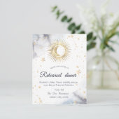 天の金ゴールド太陽，月，星 招待状 (スタンド正面)