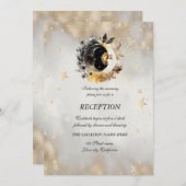 天の金星・月・花 招待状 (正面/裏面)