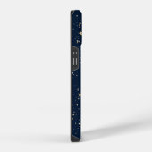 天の金色の太陽と月と星 iPhoneケース (右側面)