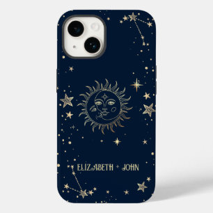 天の金色の太陽と月 Case-Mate iPhone 14ケース