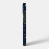 天の金色の太陽と月 iPhoneケース (左側面)