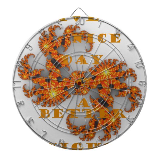 天の銀河は良い日と良い夜を持っている ダーツボード (正面)