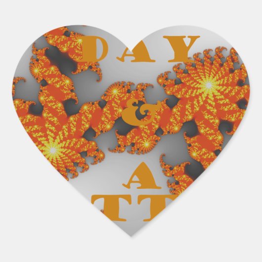 天の銀河は良い日と良い夜を持っている ハートシール (正面)