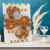 天の銀河は良い日と良い夜を持っている フォトプラーク (側面)