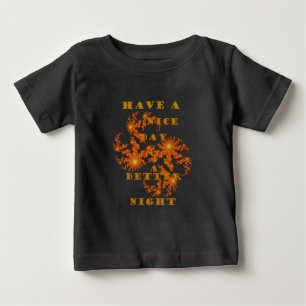 天の銀河は良い日と良い夜を持っている ベビーTシャツ