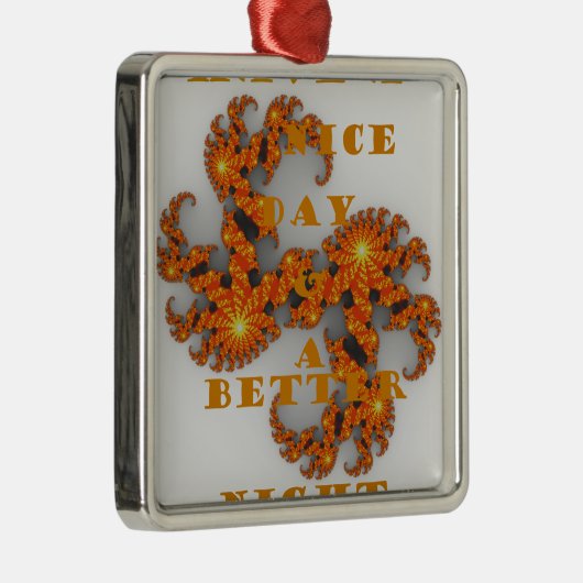 天の銀河は良い日と良い夜を持っている メタルオーナメント (右)