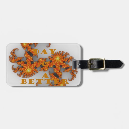 天の銀河は良い日と良い夜を持っている ラゲッジタグ (正面横)