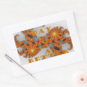 天の銀河は良い日と良い夜を持っている 長方形シール (封筒)