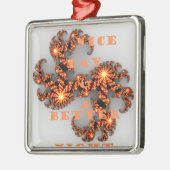 天の銀河 よい1日を そしてよい夜を メタルオーナメント (左)