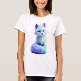 天の銀河 キタギツネ 女性 Tシャツ
