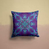 天の開花星の枕の紫 クッション