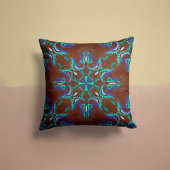 天の開花星枕の茶色 クッション