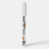 天の開花 – 白黒マンダラ Case-Mate iPhoneケース (裏面 / 右)