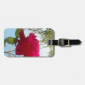 天の開花：空に対するバラ ラゲッジタグ (正面横)