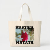 天の開花:空に対するバラ ラージトートバッグ (正面)