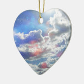 天の雲のオーナメント セラミックオーナメント (左)