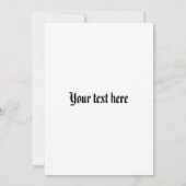 天の雲招待 招待状 (裏面)