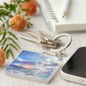 天の雲 キーホルダー (正面右)