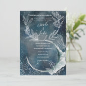 天の青い花の月 招待状 (スタンド正面)