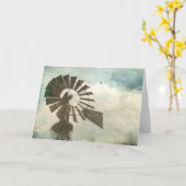天の風車 カード (黄色い花)